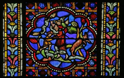 Fenster mit der Opferung Abrahams